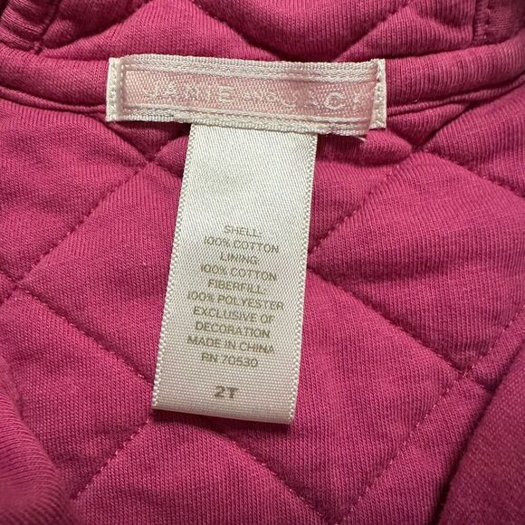 Janie and Jack quilted vest red and pink 2t - Picture 4 of 6